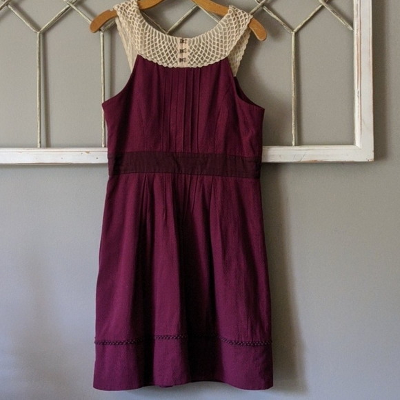 Anthropologie Floreat Betine lace collar dress - Picture 2 of 14